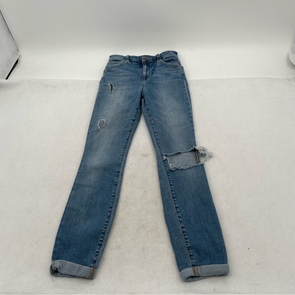 JOES JEANS Women’s The Bella 11” high rise skinny crop distressed denim jeans 25 - Picture 2 of 11